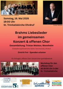 Konzert mit dem Chamber Choir of Europe